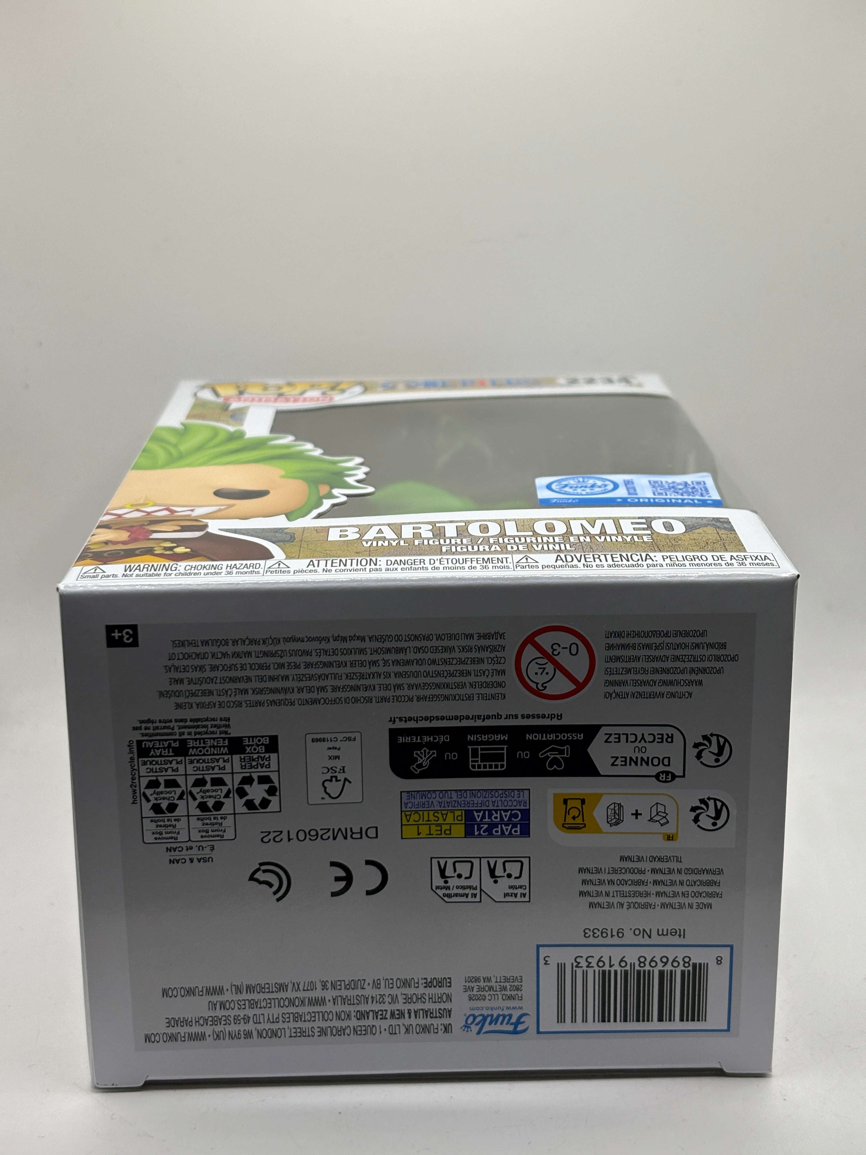Funko POP! Animation One Piece #2234 Bartolomeo Vinyl, photo 6